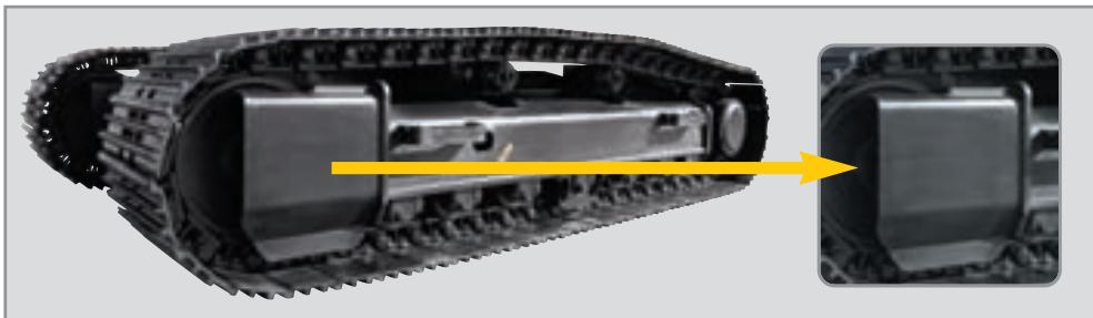 HYUNDAI R160LC-7A - Chassis inférieur stable et solide - 1