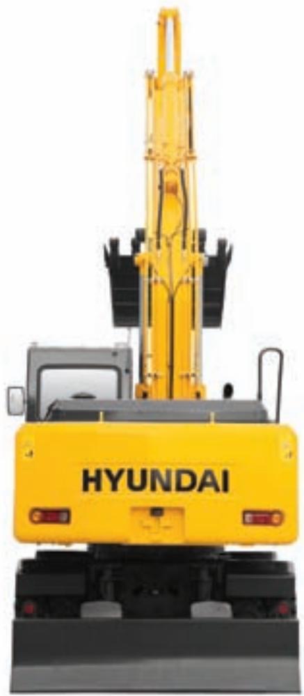 HYUNDAI R170W-7A - Capacité de levage R170W-7A Flèche hydraulique réglable - 3