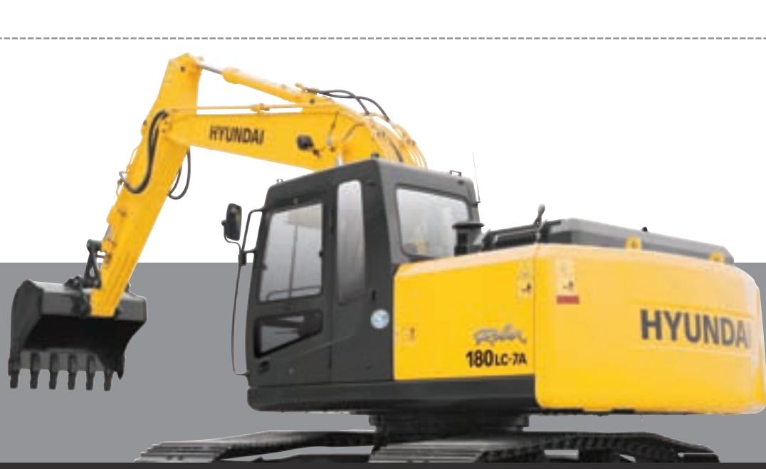 HYUNDAI R180LC-7A - Pédales de translation souples et repose-pieds - 2