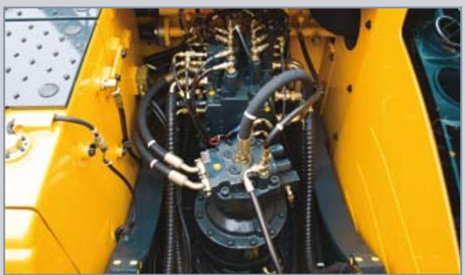 HYUNDAI R180LC-9 - Les améliorations du système hydraulique - 2