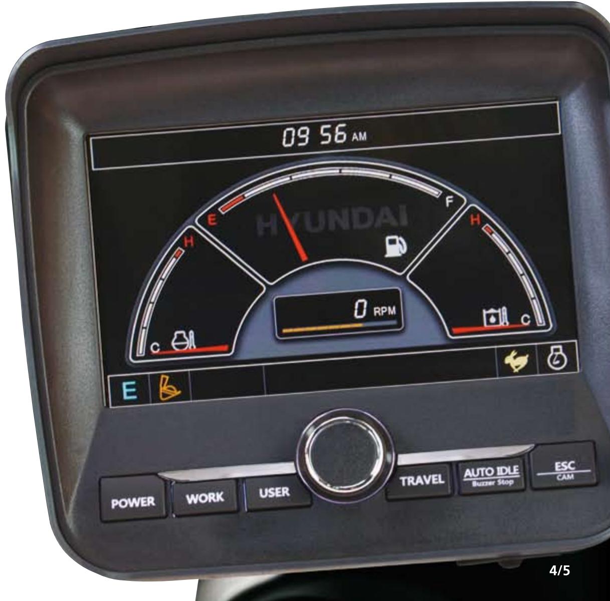 HYUNDAI R180LC-9 - Module d'affichage facile à utiliser - 1