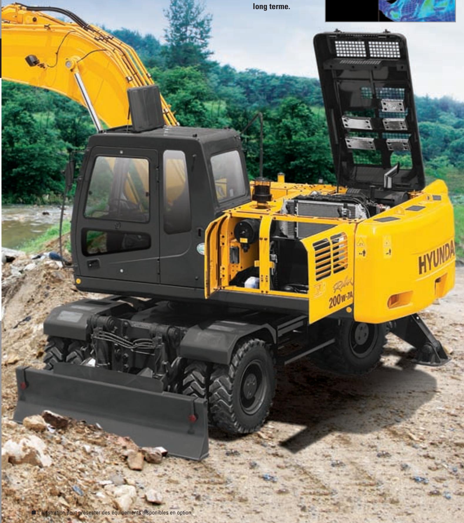 HYUNDAI R200W-7A - Pompe hydraulique très efficace - 3