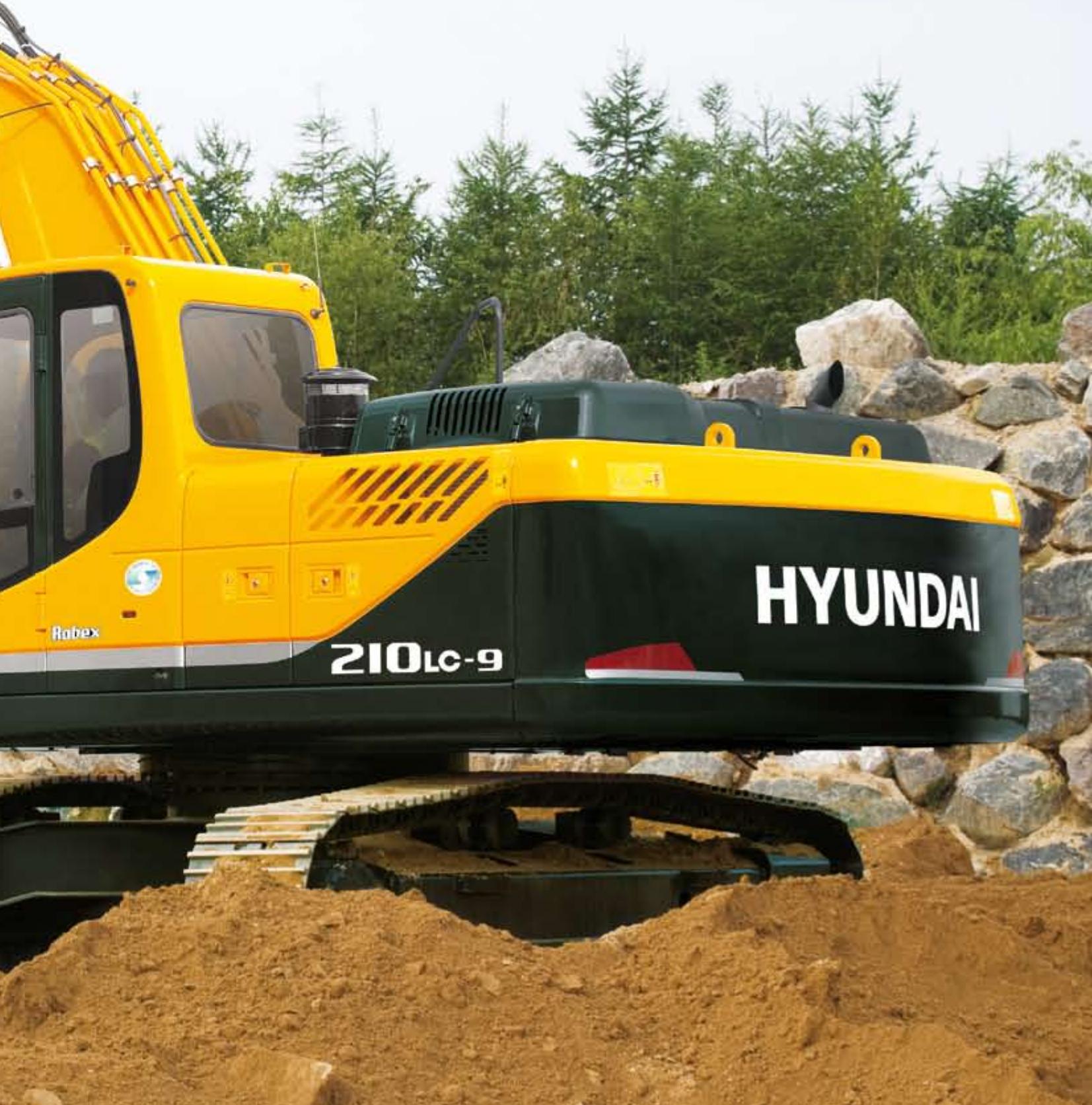 HYUNDAI R210LC-9 - CONÇU POUR UNE PUISSANCE, DES PERFORMANCES ET UNE FIABILITÉ MAXIMALES. - 1