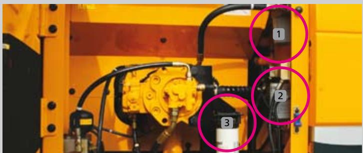 HYUNDAI R210LC-9 - Disposition ouverte du compartmenté électrique et de refroidissement - 1