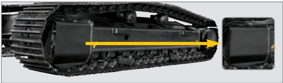 HYUNDAI R320LC-7A - Chassis inférieur stable et solide - 1