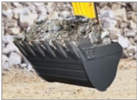 HYUNDAI R320LC-7A - Godet et articulation de godet renforcés - 1