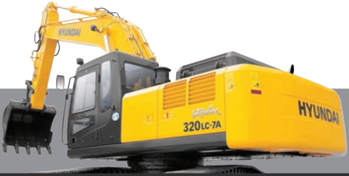 HYUNDAI R320LC-7A - Pédales de translation souples et repose-pieds - 2