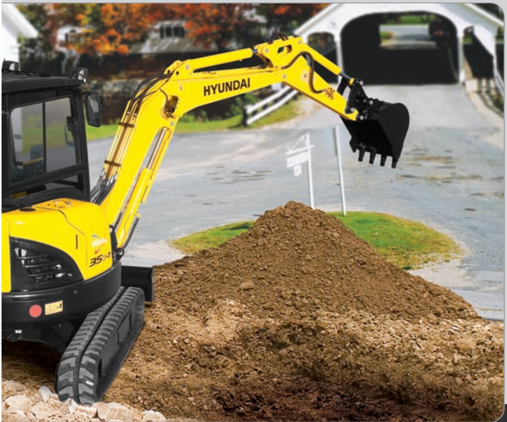 HYUNDAI R35Z-7 - Puisance et maniabilitye optimale! - 5