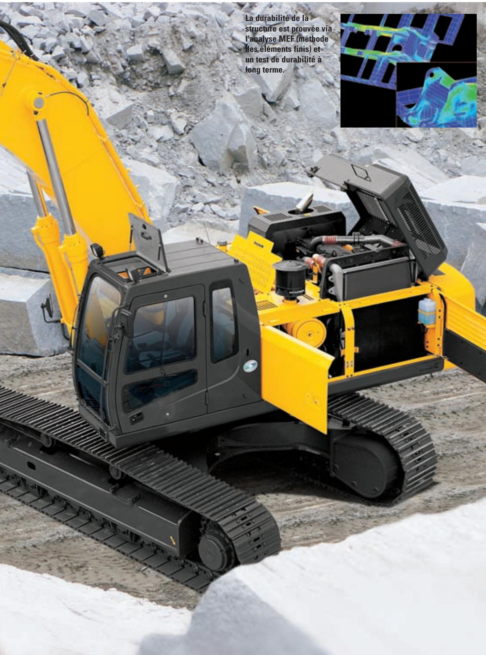 HYUNDAI R450LC-7A - Grand coffre à outils constituent un espace de rangement supplémentaire - 1