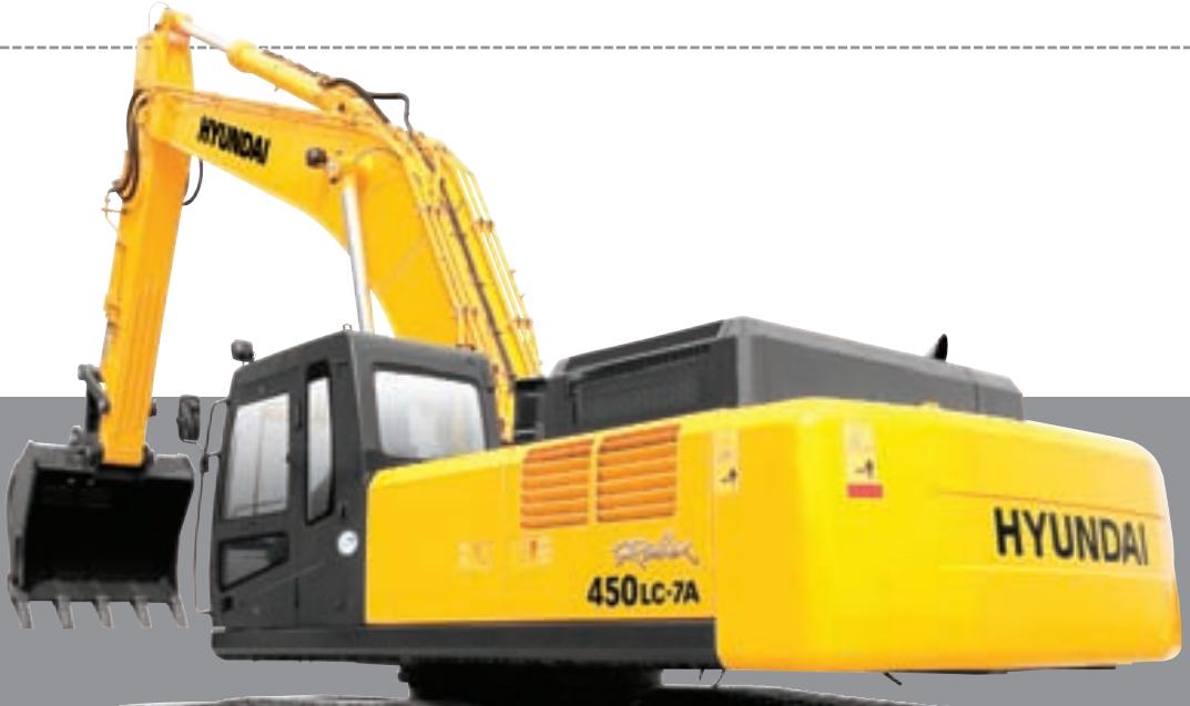 HYUNDAI R450LC-7A - Pédales de translation souples et repose-pieds - 2