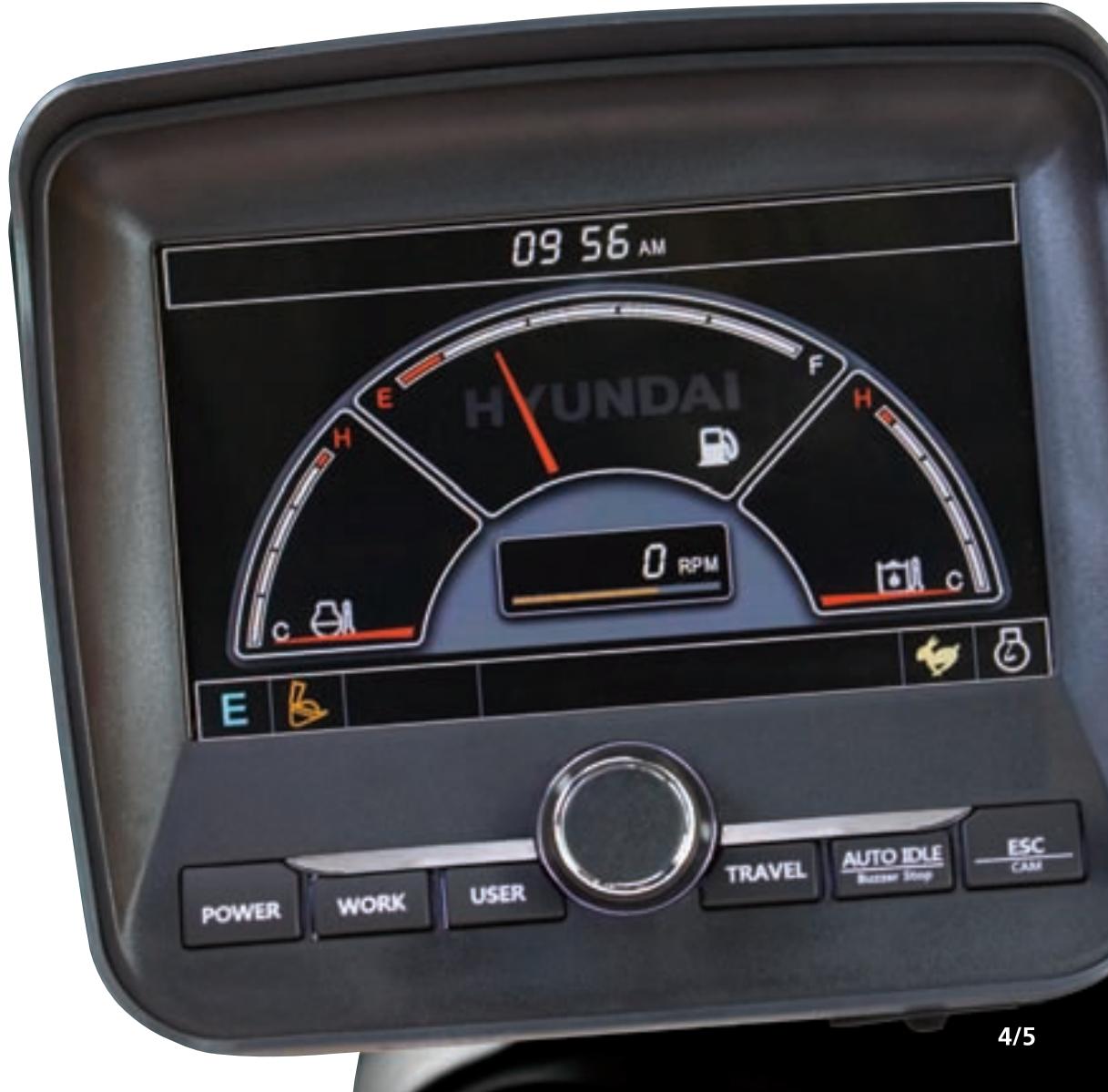 HYUNDAI R520LC-9 - Module d'affichage facile à utiliser - 1