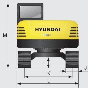 HYUNDAI R80-7A - Dimensions - 3