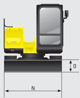 HYUNDAI R80-7A - Dimensions - 1