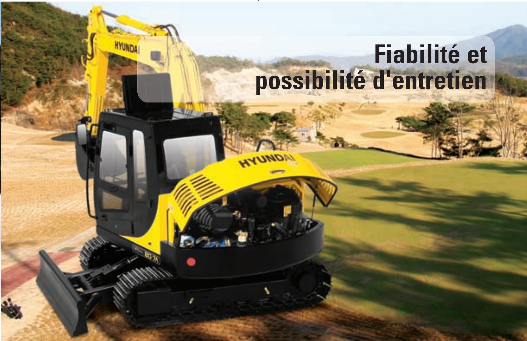 HYUNDAI R80-7A - Fiabilité et possibilité d'entretien - 1