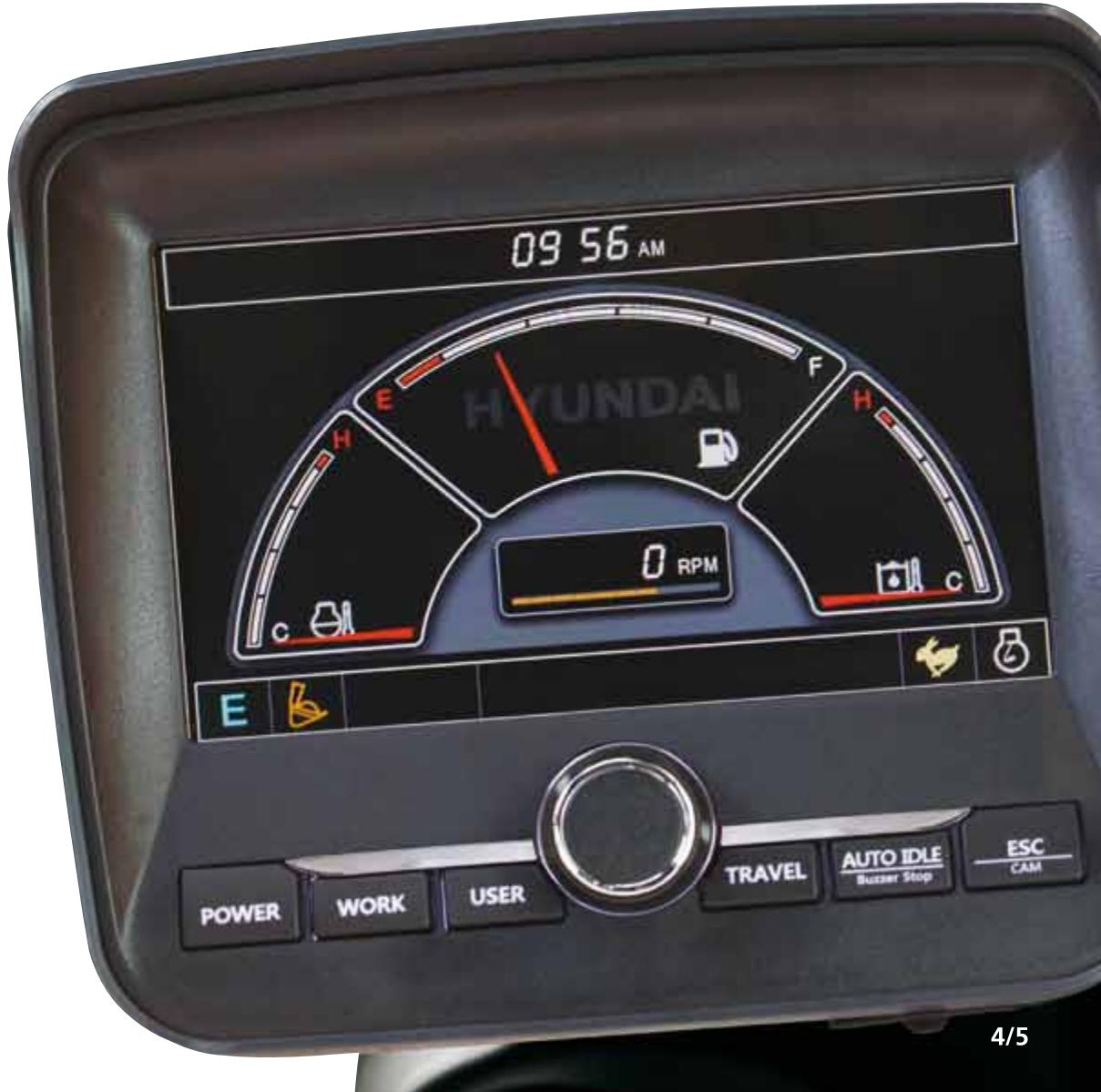HYUNDAI 235LCR-9 - Module d'affichage facile à utiliser - 1