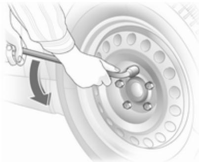 OPEL ASTRA III - Changement de roue - 2