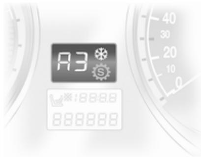 OPEL ASTRA III - Affichage de la transmission - 1