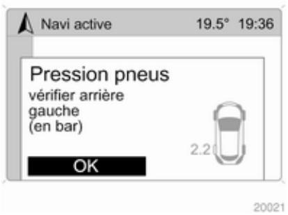 OPEL ASTRA III - Pression des pneus - 1