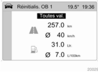 OPEL ASTRA III - Redémarrer l'ordinateur de bord - 2