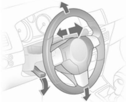 OPEL ASTRA III - Réglage du volant - 1