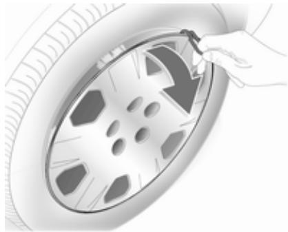 OPEL ASTRA III - Changement de roue - 1