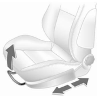OPEL ASTRA III - Position du siège - 1