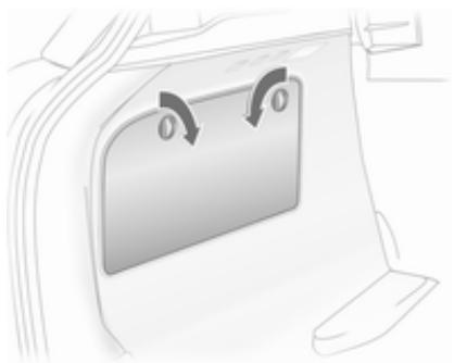 OPEL ASTRA III - Boîte à fusibles du coffre - 1