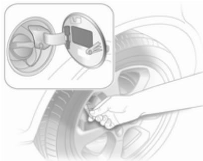 OPEL ASTRA III - Pression de gonflage - 1