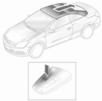 OPEL ASTRA III - Ouverture à l'aide de la télécommande - 1
