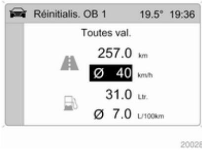 OPEL ASTRA III - Redémarrer l'ordinateur de bord - 1