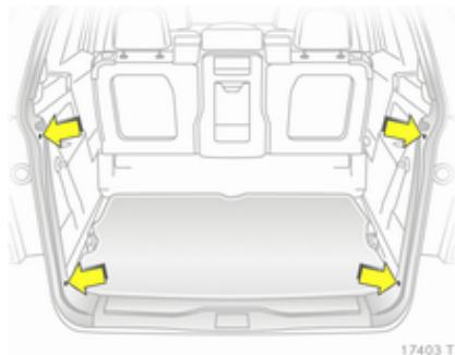 OPEL ZAFIRA II - Filet de séparation devant le hayon - 1