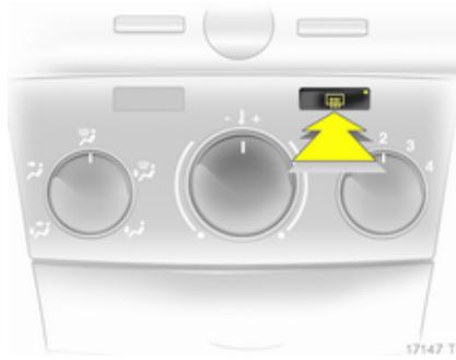 OPEL ZAFIRA II - Lunette arrête chauffante - 1