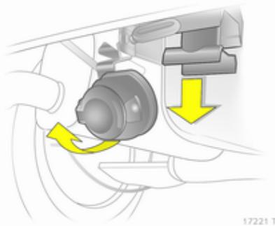 OPEL ZAFIRA II - Montage de la barre d'attelage - 1