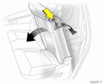 OPEL ZAFIRA II - Réglage des dossiers de siège extérieur - 1
