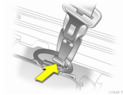 OPEL ZAFIRA II - Ceintures de sécurité détachables de la troisième rangée - 1