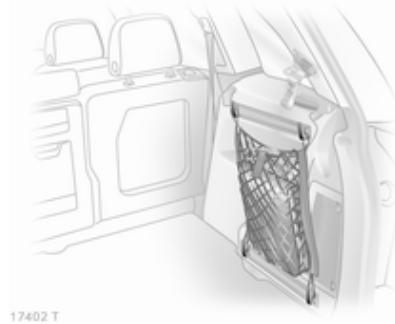 OPEL ZAFIRA II - Crochets et filet de rangement - 1