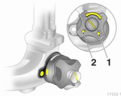OPEL ZAFIRA II - Contrôle du serrage de la barre d'attelage - 1