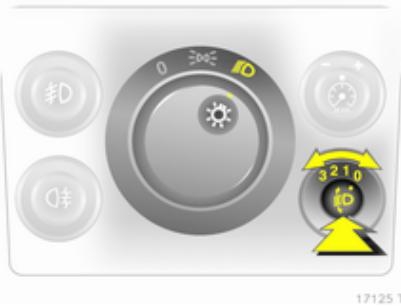 OPEL ZAFIRA II - Réglage de la portée des phares - 1