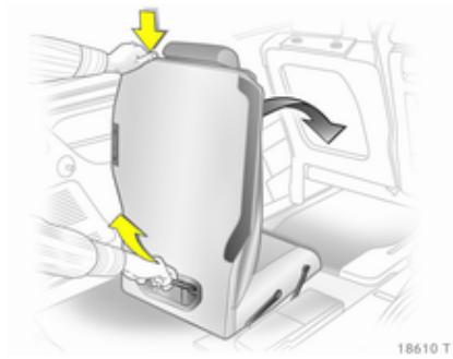 OPEL ZAFIRA II - Rangement des sièges - 2