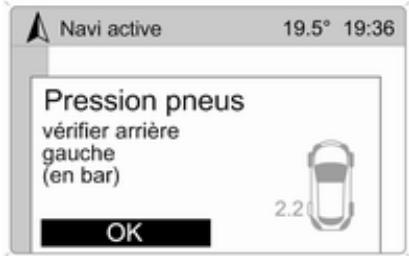 OPEL ZAFIRA II - Pression des pneus - 1