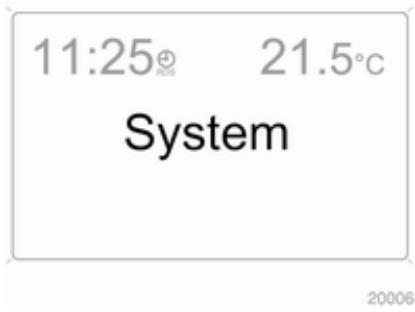 OPEL ZAFIRA II - Réglages du système - 1