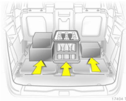 OPEL ZAFIRA II - Remarques relatives au chargement du vehicule - 1
