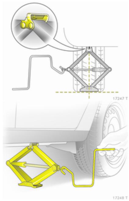 OPEL ZAFIRA II - Changement de roue - 4