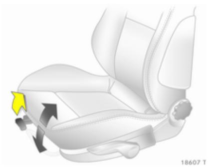 OPEL ZAFIRA II - Inclinaison de I'assise - 1