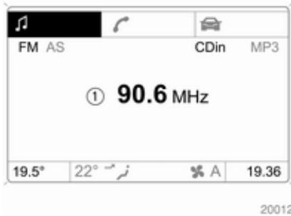 OPEL ZAFIRA II - Gammes de fonctions - 1