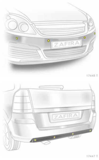 OPEL ZAFIRA II - Aide au stationnement - 1