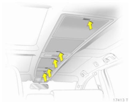 OPEL ZAFIRA II - Vide-poches dans le pavillon du toit - 1