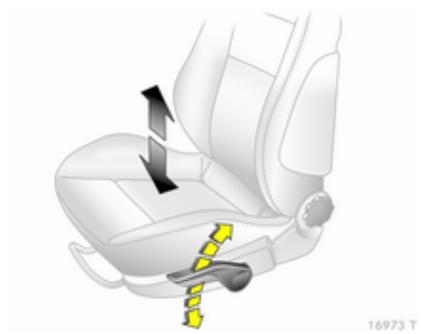 OPEL ZAFIRA II - Hauteur de siège - 1