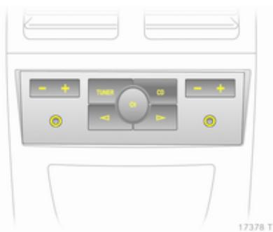 OPEL ZAFIRA II - Système audio pour les sièges arrêté - 1