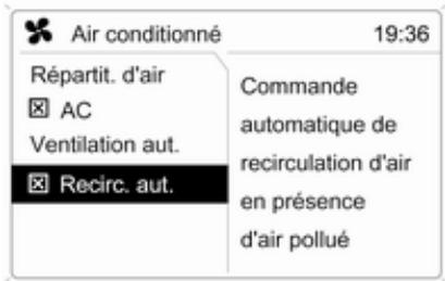 OPEL ZAFIRA II - Recyclage d'air automatique - 1